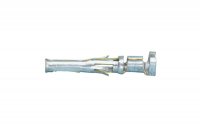 ROUND CONNECTOR SLEEVE MS TIN UNINSULATED FEMALE 0.5-1.5MM² SLEEVE Ø1.65MM (25PCS)