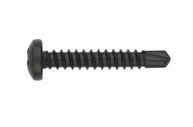 drilling screw black pan head cross