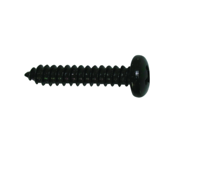 tapping screw pan head black