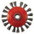 abracs 100mm x m14 crimp bevel brush 1pc