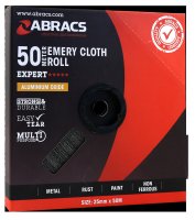 ABRACS 25MM X 50M X 150GRIT EMERY ROLL (1PC) ABRACS 25MM X 50M X 150GRIT EMERY ROLL (1PC)