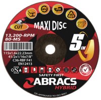 ABRACS HYBRIDE 5IN1 115 X 1,6 X 22MM FLT METAL (1PC)