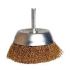 abracs spindle mounted 75mm cup wire brush 1pc
