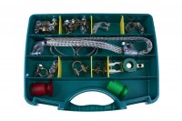 ASSORTMENT BATTERY TERMINALS & BRAIDED EARTH STRAPS 16-PIECE (1PC) ASSORTMENT BATTERY TERMINALS & BRAIDED EARTH STRAPS 16-PIECE (1PC)