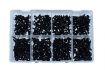 assortment button head tapping screws collar black torx 400piece 1pc