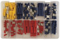 ASSORTMENT CABLE LUGS RED, BLUE AND YELLOW 200-PIECE (1PC)