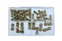 ASSORTMENT COMPRESSION FITTINGS 4-12MM 40-PIECE (1PC)