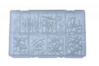 ASSORTMENT HOSE CONNECTORS WHITE 90-PIECE (1PC)