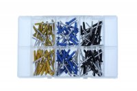 ASSORTMENT NUMBER PLATE RIVETS 120-PIECE (1PC)