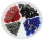 ASSORTMENT TWINCORD END TERMINALS/BOOTLACE FERRULES, INSUL 45-PIECES 4MM2-16MM2(1PC) ASSORTMENT TWINCORD END TERMINALS/BOOTLACE FERRULES, INSUL 45-PIECES 4MM2-16MM2(1PC)