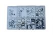 assortment two ear clamps steel zinc plated 40piece 1pc