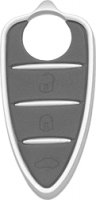 AUTOSLEUTEL ALFA -RUBBER PAD 3 KNOPS VOOR LEGE BEHUIZING (1ST)