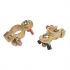 battery terminal clamp set with with butterfly nut redblack 1pc
