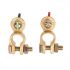 battery terminal clamp set with with butterfly nut redblack 1pc