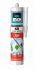 bison kit silicones verre transparent 310ml 1pc