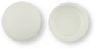 bouchon pour rivet expansible de plaque dimmatriculation blanc 100pc