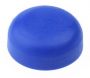 BOUCHON POUR VIS DE PLAQUE D’IMMATRICULATION NYLON BLEU 100PC)