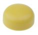 bouchon pour vis de plaque dimmatriculation nylon jaune 100pc