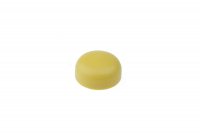 BOUCHON POUR VIS DE PLAQUE D’IMMATRICULATION NYLON JAUNE (50PC)