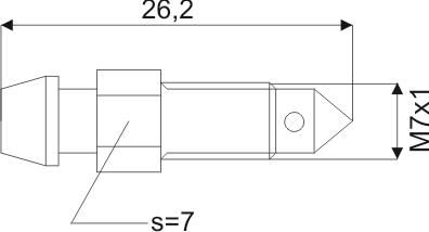 brake bleed nipple 0053 m7x1x26 2mm sw7 1pc brake bleed nipple 0053 m7x1x26 2mm sw7 1pc