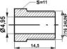 brake bleed nipple 71624unfx145mm sw11 495mm 1pc