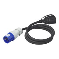 CÂBLE ADAPTATEUR 150CM 3X2,5MM² DE CONNECTEUR CEE À DOUILLE SCHUKO (1PC)