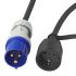 cble adaptateur 150cm 3x25mm de connecteur cee douille schuko 1pc