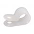 cable clamp transparent pvc 79mm 100pcs
