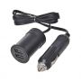 CABLE D‘EXTENSION 1M AVEC CHARGEUR USB 2 VOIES 12V / 24V (1PC)