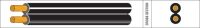 cble hautparleur 2x05mm noirnoirblanc 1m30rouleau 1pc