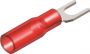 INSULATED HEAT SHRINK SPADE TERMINAL [WATERPROOF] RED M4 (50PCS)