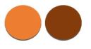 cble pvc 05mm2 orange brun 1m500 rouleau 1pc