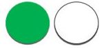 cble pvc 05mm2 vert blanc 1m100 rouleau 1pc