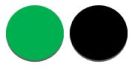 cble pvc 05mm2 vert noir 1m100 rouleau 1pc
