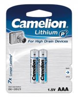 CAMELION LITHIUM AAA 1,5V BLISTER (2ST) CAMELION LITHIUM AAA 1,5V BLISTER (2ST)