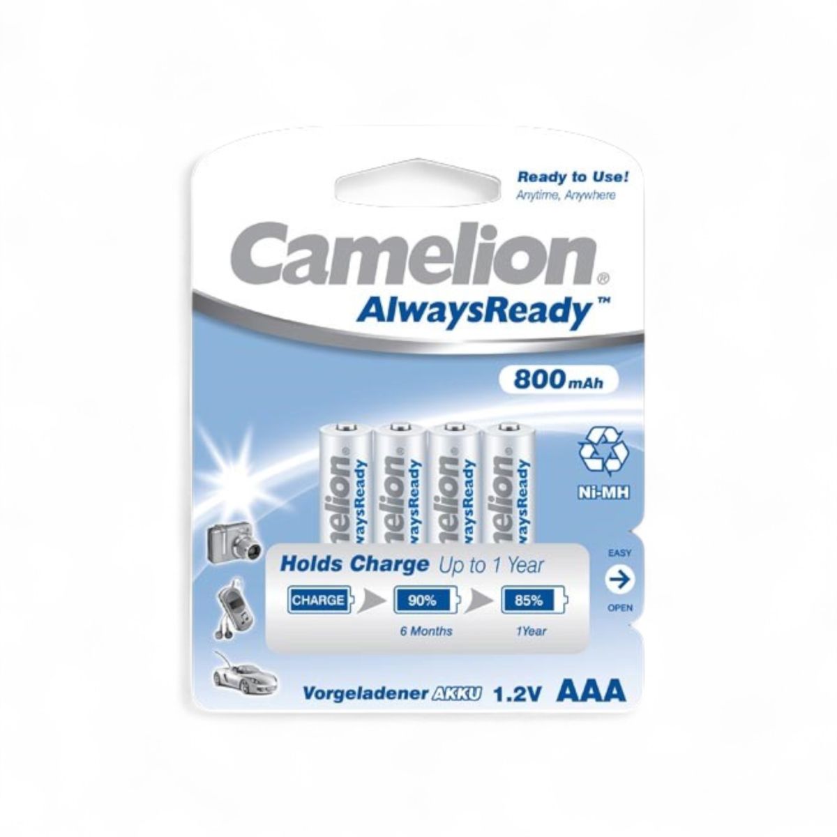 camelion rechargeable aaalr03 800mah blister 4pcs camelion rechargeable aaalr03 800mah blister 4pcs