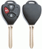 car key toyota empty housing anti panic 1 pc