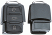 car key vag empty housing including 3 buttons 1 pc