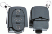 car key vag empty housing including 3 buttons 1 pc