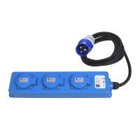 CEE 3-WEG SCHUKO STEKKERDOOS 1,5M CEE 3-WEG SCHUKO STEKKERDOOS 1,5M