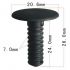clip citronpeugeot oe 698317 20pc