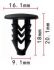 clip fiat alfa romeo lancia iveco oe 4292906 14591784 20pcs
