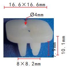 clip honda oe 906626710030 999100503 68425h5000 10pcs clip honda oe 906626710030 999100503 68425h5000 10pcs