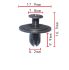 clip honda oe 90688sb0013 10pc