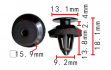 clip mercedes oe a0009970133 10pcs