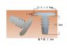 clip mitsubishi oe mb105489 10pcs