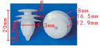 clip nissan oe 0155310611 10pc
