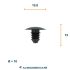 clip opel oe 191867199 19186719901c 20st