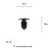 clip opel oe2344879 oe a0009912895 20st