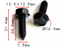 clip opelvauxhaul oe 11503632 10pcs